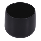 Cachepot Pequeno em Cerâmica 15x19cm Preto Fosco Bretagne Ts Brasil