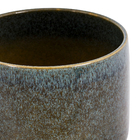 Cachepot Pequeno em Cerâmica 15x19cm Verde Musgo Bretagne Ts Brasil