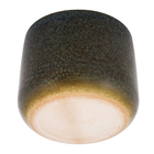 Cachepot Pequeno em Cerâmica 15x19cm Verde Musgo Bretagne Ts Brasil