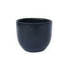 Cachepot Pequeno em Cerâmica 10x12cm Onix Pote 11 Cumbuca Arts Cris