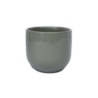 Cachepot Pequeno em Cerâmica 14x15,5cm Menta Pote 13 Cumbuca Arts Cris
