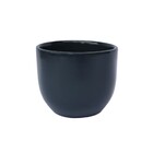 Cachepot Pequeno em Cerâmica 9x10cm Onix Pote 9 Cumbuca Arts Cris