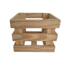 Cachepot Pequeno em Madeira 14x18cm Amarelo VP571 Massol