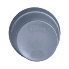 Cachepot Pequeno em Plástico 15cm Grafite Florença West Garden