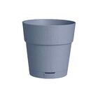 Cachepot Pequeno em Plástico 15cm Grafite Florença West Garden