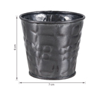 Cachepot Pequeno em Metal 6x7cm Chumbo Dustin Ts Brasil