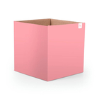 Cachepot Pequeno Papel 15x15cm Rosa Floral Atlanta