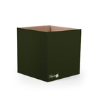 Cachepot Pequeno Papel 15x15cm Verde Floral Atlanta