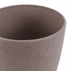 Cachepot Pequeno em Plástico 10,6x11cm Cinza Evo Design