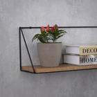 Cachepot Pequeno em Plástico 10,6x11cm Cinza Evo Design