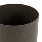 Cachepot Pequeno em Plástico 12,5x11,5cm Basalto Raiz