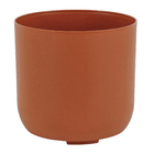Cachepot Pequeno em Plástico 12,5x11,5cm Terracota Raiz