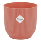 Cachepot Pequeno em Plástico 12,7x13,1cm Coral Siena West Garden