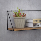 Cachepot Pequeno em Plástico 12x13cm Cinza Rattan Okla