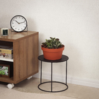 Cachepot Pequeno em Plástico 12x23cm Terracota Sampa Vasart