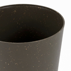 Cachepot Pequeno em Plástico 15x13cm Basalto Raiz