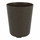 Cachepot Pequeno em Plástico 15x13cm Basalto Raiz