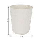 Cachepot Pequeno em Plástico 15x13cm Calcário Raiz