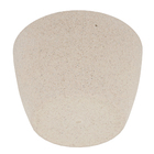 Cachepot Pequeno em Plástico Sustentável 7,5x11cm Marfim Colméia Evo Design