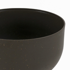 Cachepot Pequeno em Plástico 8x14cm Basalto Raiz