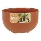 Cachepot Pequeno em Plástico 8x14cm Terracota Raiz