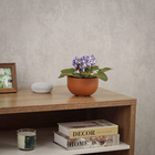 Cachepot Pequeno em Plástico 8x14cm Terracota Raiz