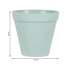 Cachepot Pequeno em Plástico 8x8cm Verde Sampa Vasart