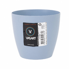 Cachepot Plastico Bage Azul 12x11cm Vasart
