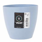 Cachepot Plastico Bage Azul 14x13cm Vasart