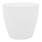 Cachepot Plastico Bage Branco 12x11cm Vasart