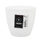 Cachepot Plastico Bage Branco 14x13cm Vasart
