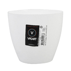 Cachepot Plastico Bage Branco 16x15cm Vasart