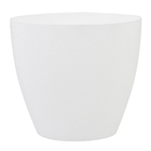 Cachepot Plastico Bage Branco 16x15cm Vasart