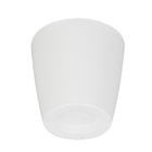 Cachepot Plastico Bage Branco 6x6cm Vasart