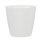 Cachepot Plastico Bage Branco 6x6cm Vasart