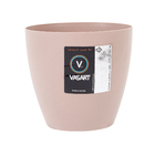 Cachepot Plastico Bage Malva 14x13cm Vasart