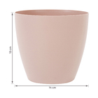 Cachepot Plastico Bage Malva 14x13cm Vasart