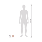 Cachepot Plastico Bage Malva 6x6cm Vasart