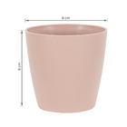 Cachepot Plastico Bage Malva 6x6cm Vasart