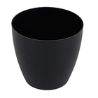 Cachepot Plastico Bage Preto 14x13cm Vasart