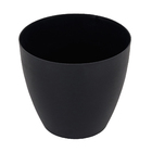 Cachepot Plastico Bage Preto 16x15cm Vasart