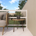 Cachepot Plastico Bage Taupe 14x13cm Vasart