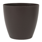 Cachepot Plastico Bage Taupe 14x13cm Vasart