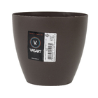 Cachepot Plastico Bage Taupe 16x15cm Vasart