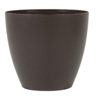 Cachepot Plastico Bage Taupe 16x15cm Vasart