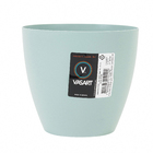 Cachepot Plastico Bage Verde 16x15cm Vasart
