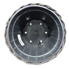 Cachepot Plástico Redondo De Fibra Sintética Trançada Nº 11 B