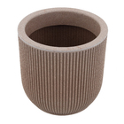 Cachepot Plástico São Paulo Castanho 29x29 Vasart