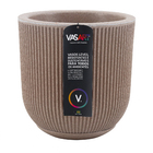 Cachepot Plástico São Paulo Castanho 29x29 Vasart