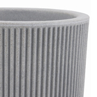 Cachepot Plástico São Paulo Cimento  29x29 Vasart